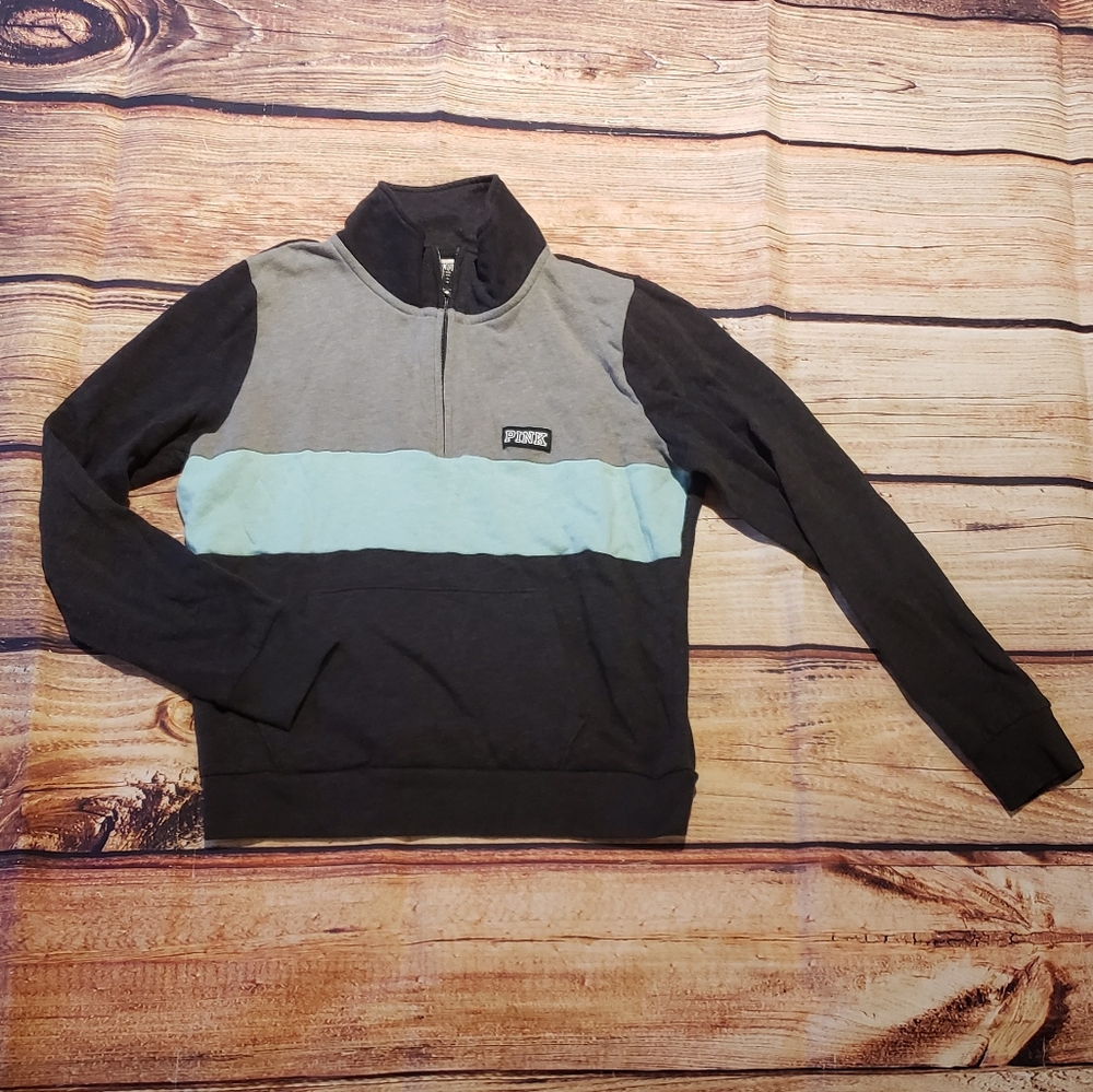 Victoria's Secret Pink Quarter Zip Sweatshirt